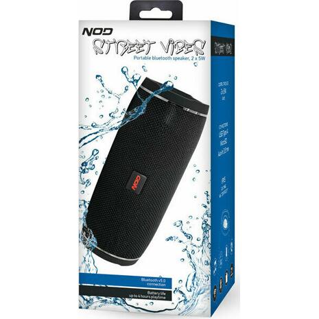 Ηχείο NOD STREET VIBES Φορητό Επαναφορτιζόμενο Με Bluetooth/microSD/USB Και Ραδιόφωνο 5W